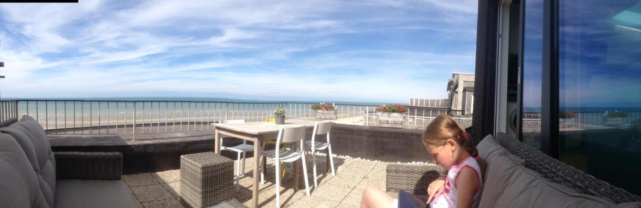 Zeedijk44 - Frontal Sea View Penthouse Apartment De Panne Luaran gambar